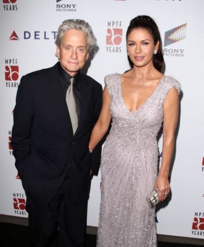 Catherine Zeta-Jones şi Michael Douglas